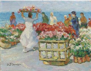 Pietro de Francisco - Il mercato dei fiori