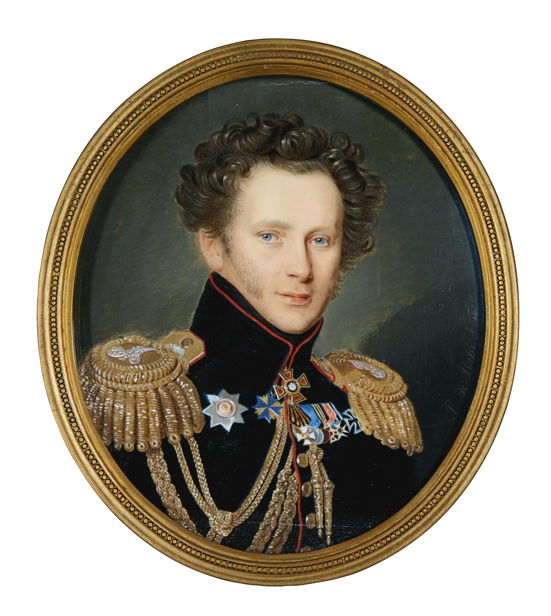 Pietro De Rossi - Portrait Of Count Alexei Fyodorovich Orlov, Later Prince Orlov (1786-1861)