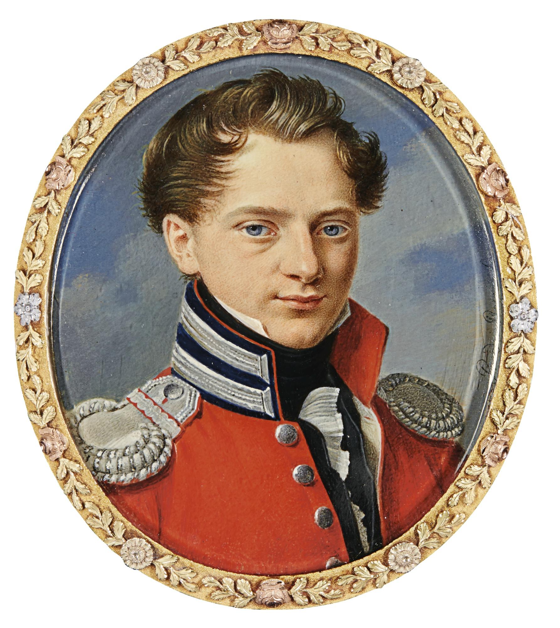 Pietro De Rossi - Portrait Of Count Wladyslaw Jan Adam Puslowski (1801-1859), Circa 1825 