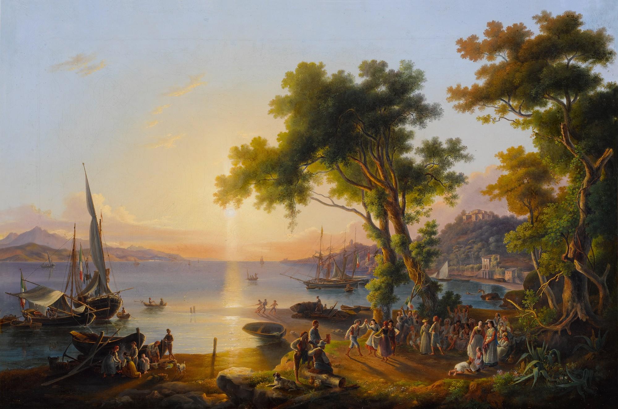 Pietro della Valle - View of the Harbor of Livorno