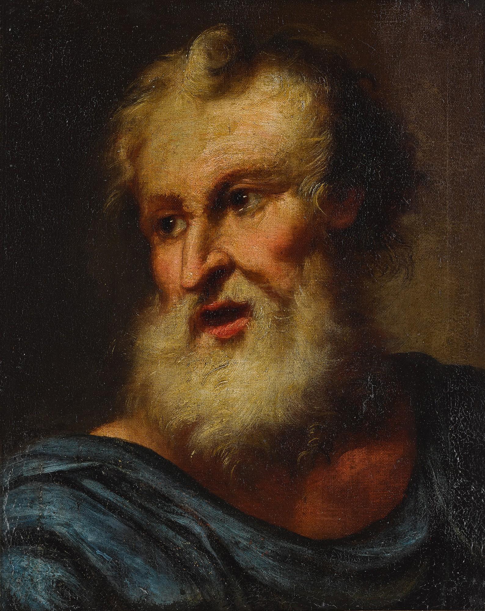 Pietro Della Vecchia - Head of an apostle