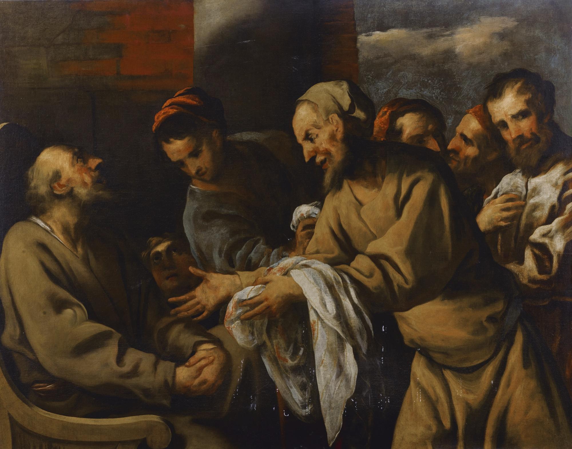 Pietro Della Vecchia - Joseph\'S Brothers Returning His Bloodied Tunic To Their Father