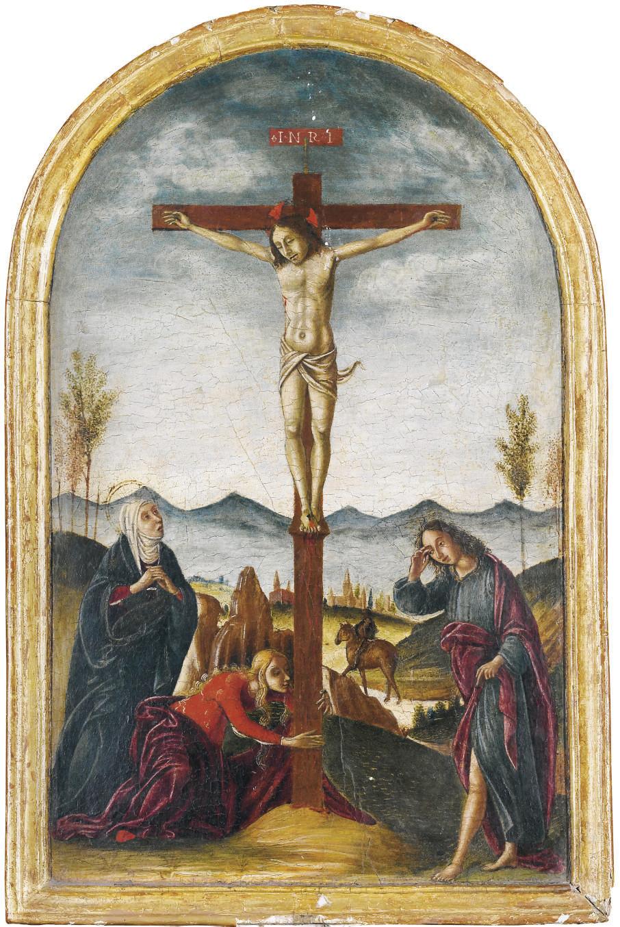 Pietro di Francesco degli Orioli - The Crucifixion