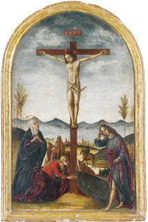 Pietro di Francesco degli Orioli - The Crucifixion