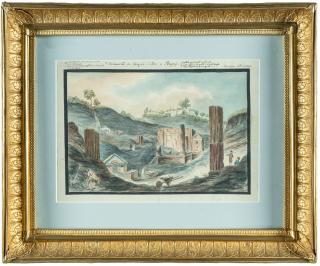 Pietro Fabris - Die Ausgrabung des Isis-Tempels in Pompeji