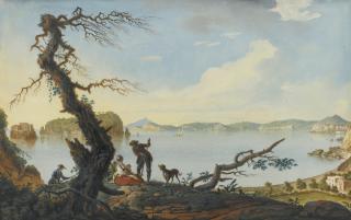 Pietro Fabris - Naples, A View Of The Gulf Of Pozzuoli And The Islands Of Nisida, Procida, Ischia And Capri