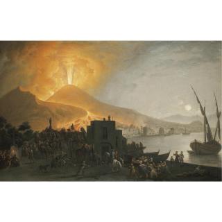 Pietro Fabris - The Eruption Of Vesuvius Of 1767, Seen From The Ponte Della Maddalena, Naples