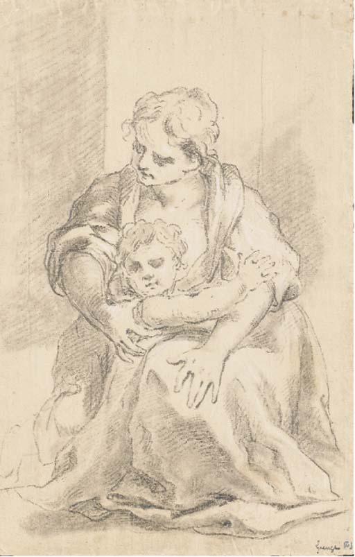 Pietro Fancelli - Une femme avec un enfant