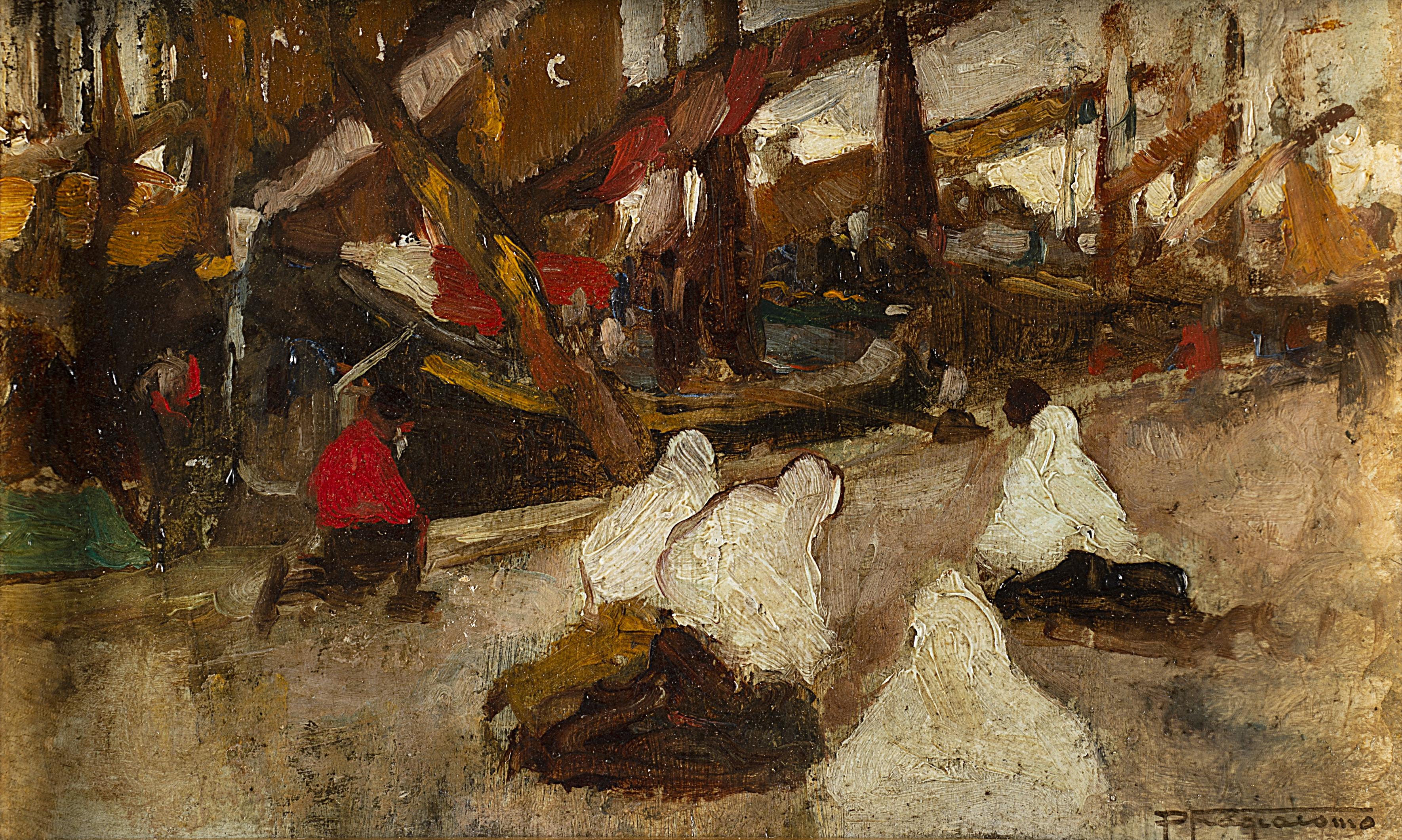 Pietro Fragiacomo - La benedizione delle barche