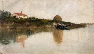 Pietro Fragiacomo - Scorcio lagunare