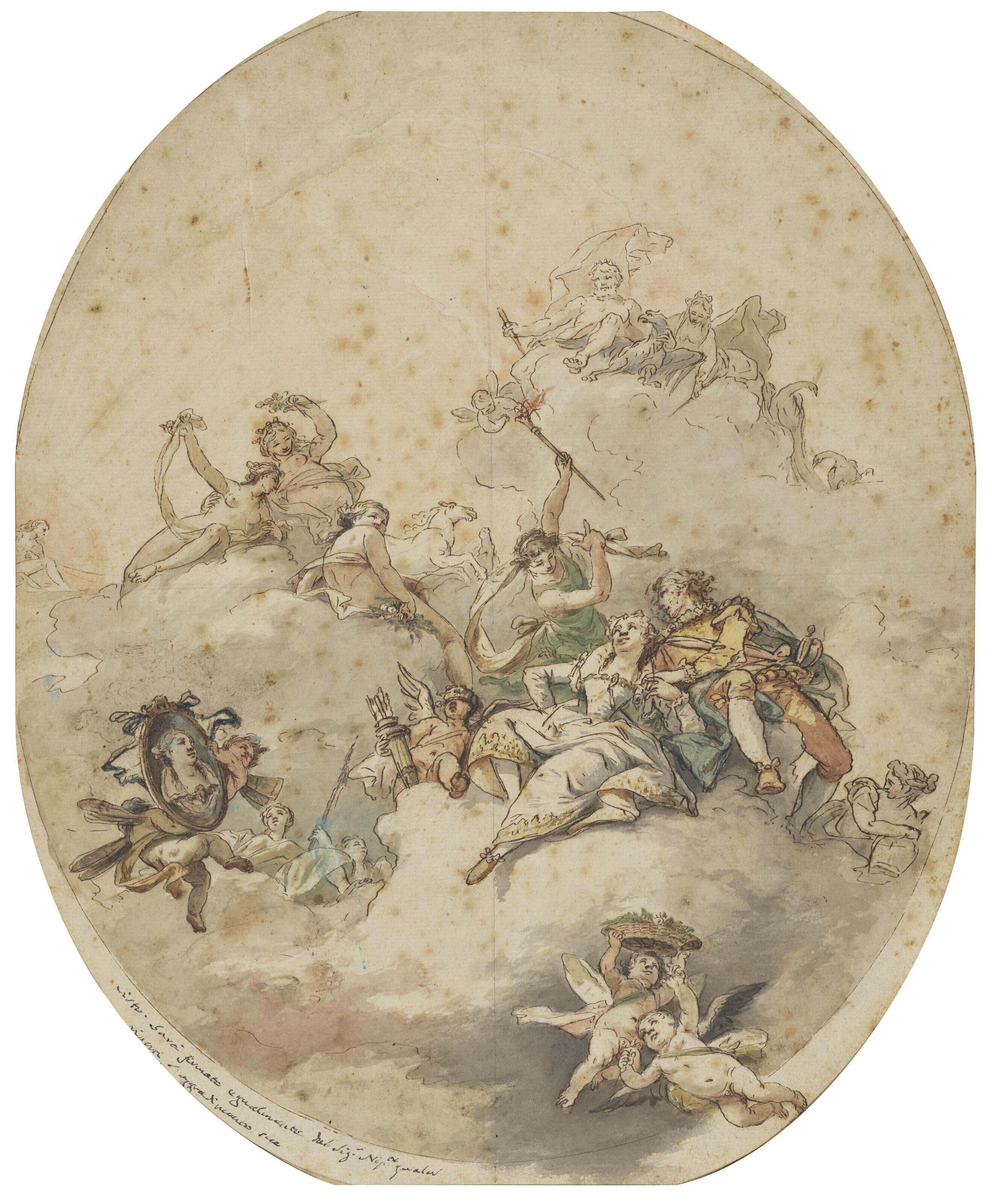 Pietro Francesco Guala - Projet de plafond