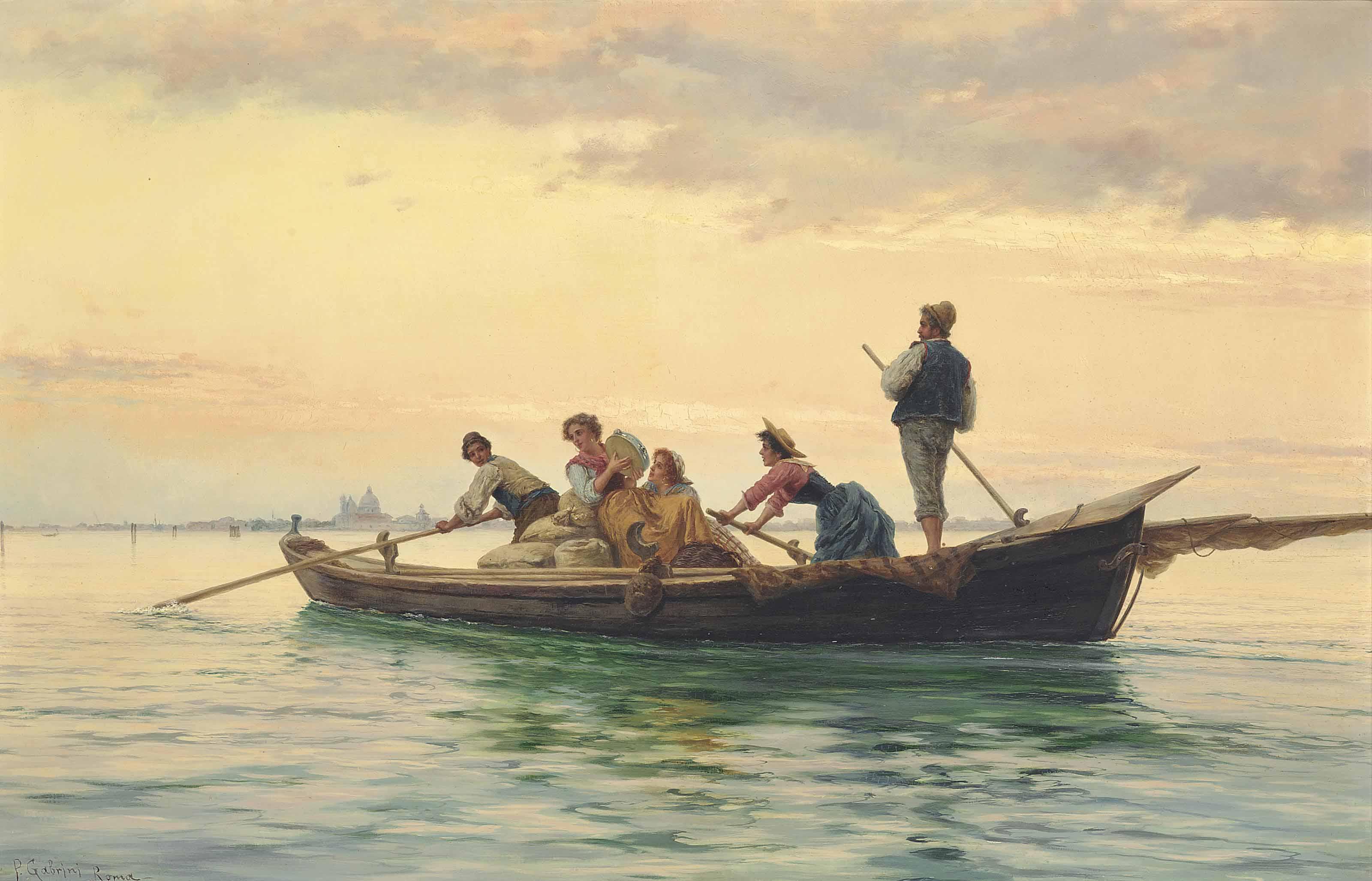 Pietro Gabrini - Music making on the Venetian lagoon
