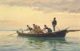 Pietro Gabrini - Music making on the Venetian lagoon