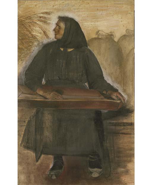 Pietro Gaudenzi - Donna al lavoro