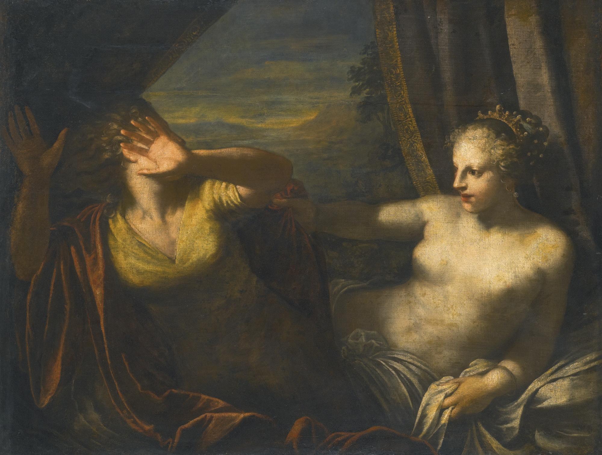 Pietro Liberi - Joseph And Potiphar\'S Wife