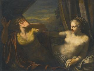 Pietro Liberi - Joseph And Potiphar\'S Wife