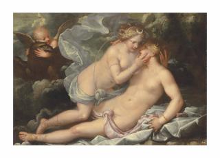 Pietro Liberi - Jupiter in the guise of Diana and the nymph Callisto