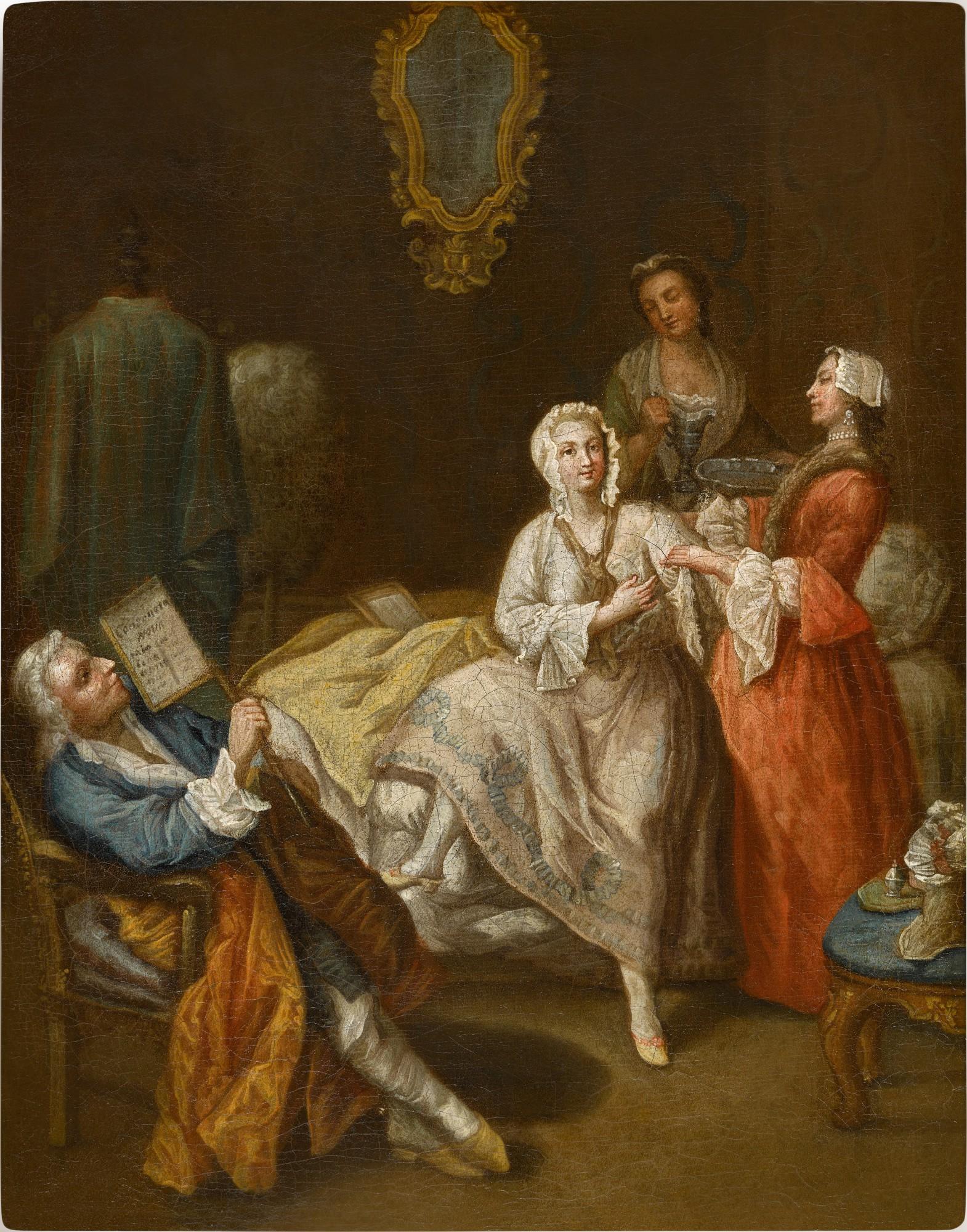 Pietro Longhi - An elegant lady at her morning ritual