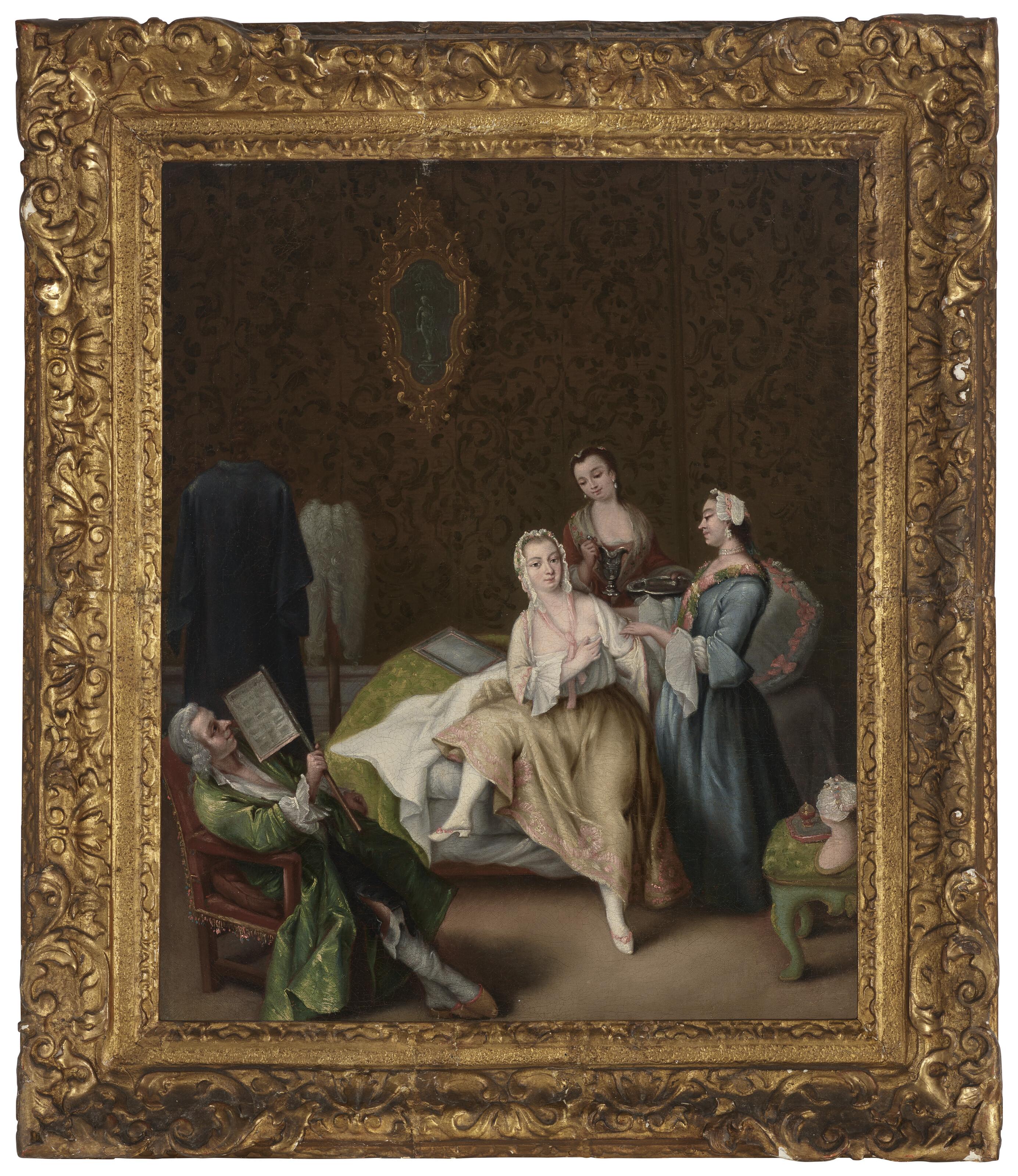 Pietro Longhi - Il risveglio della dama (The waking of the lady)