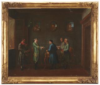 Pietro Longhi - Negotiation