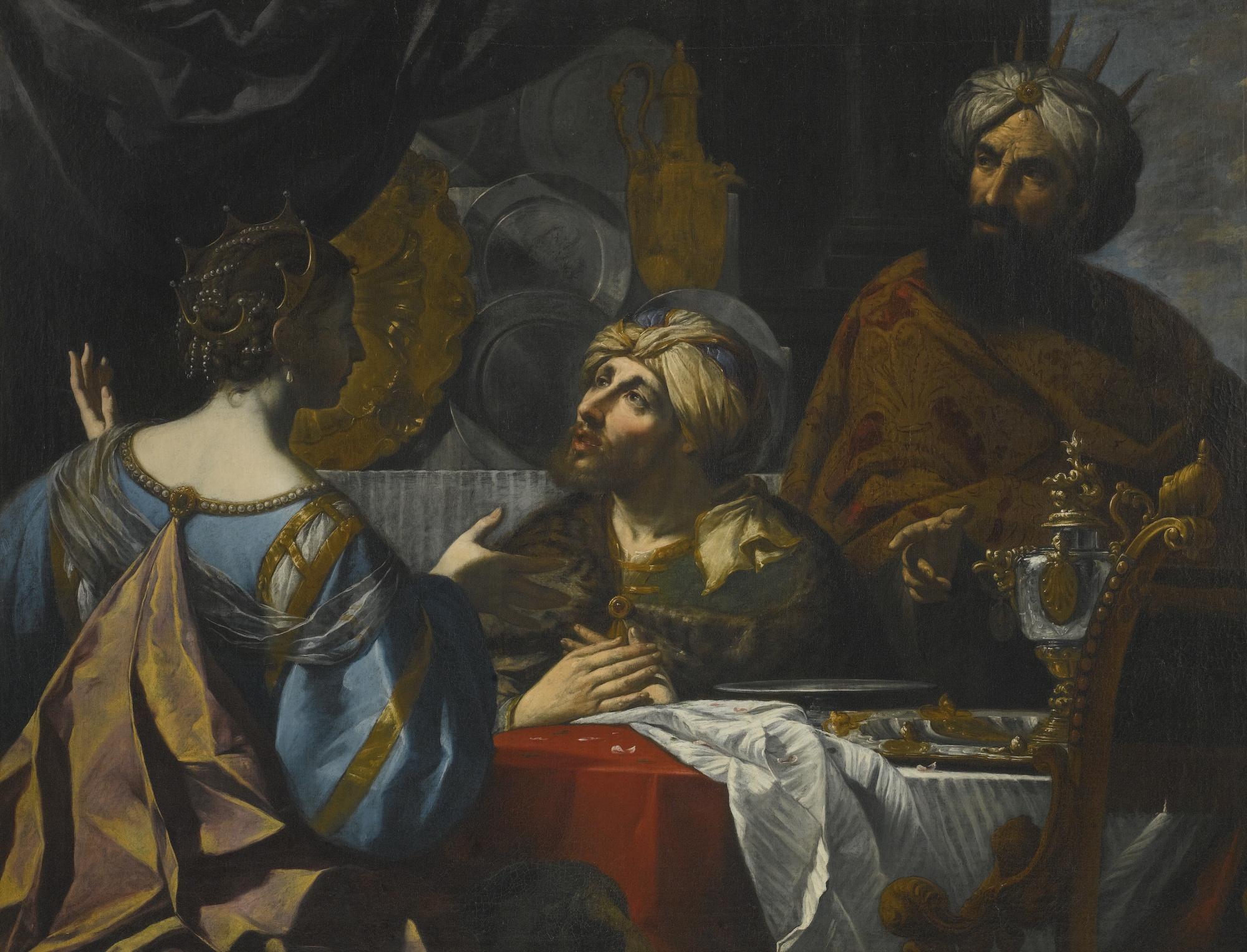 Pietro Paolini - The Intercession Of Esther With King Ahasuerus And Haman