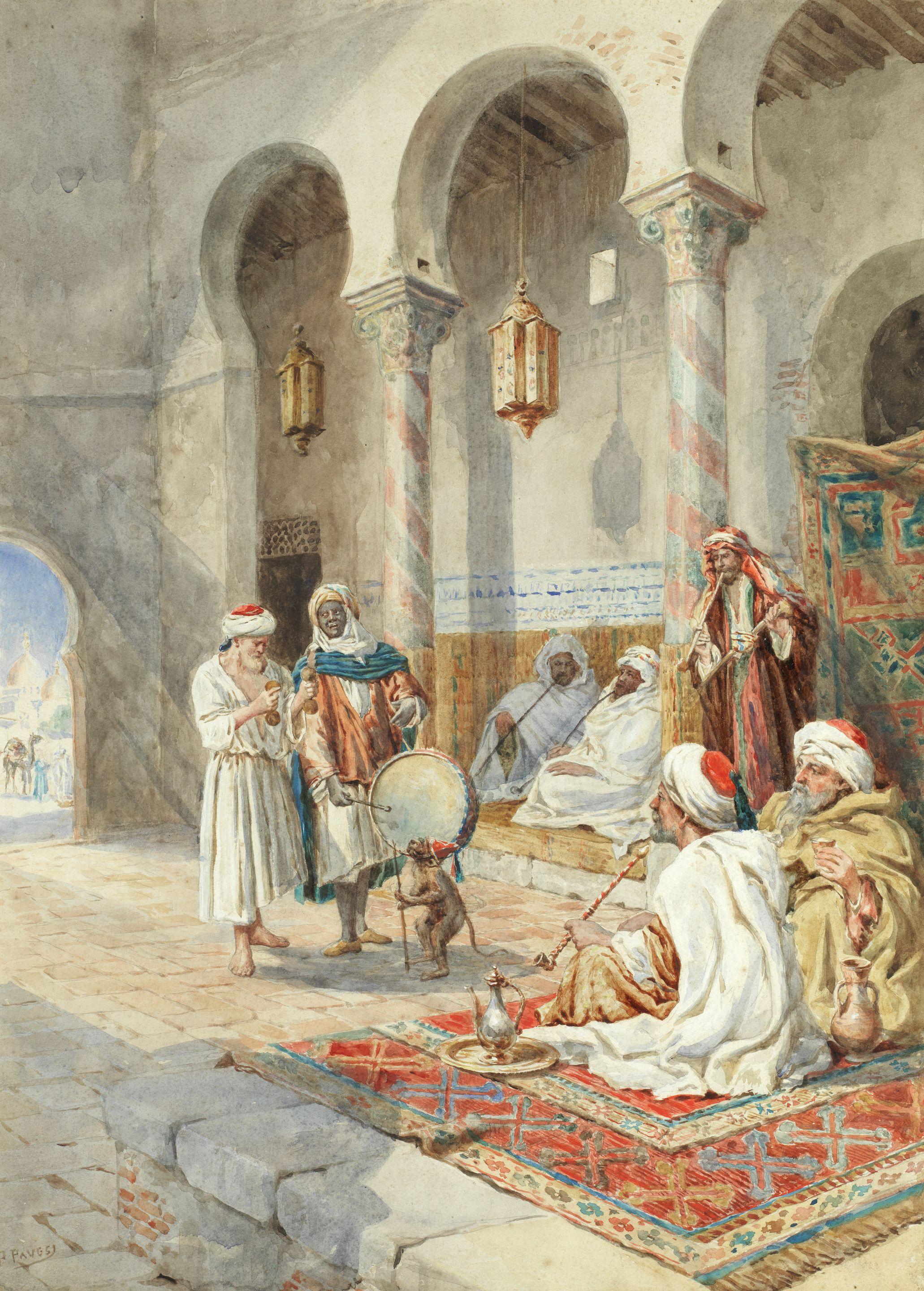 Pietro Pavesi - An Oriental Cafe