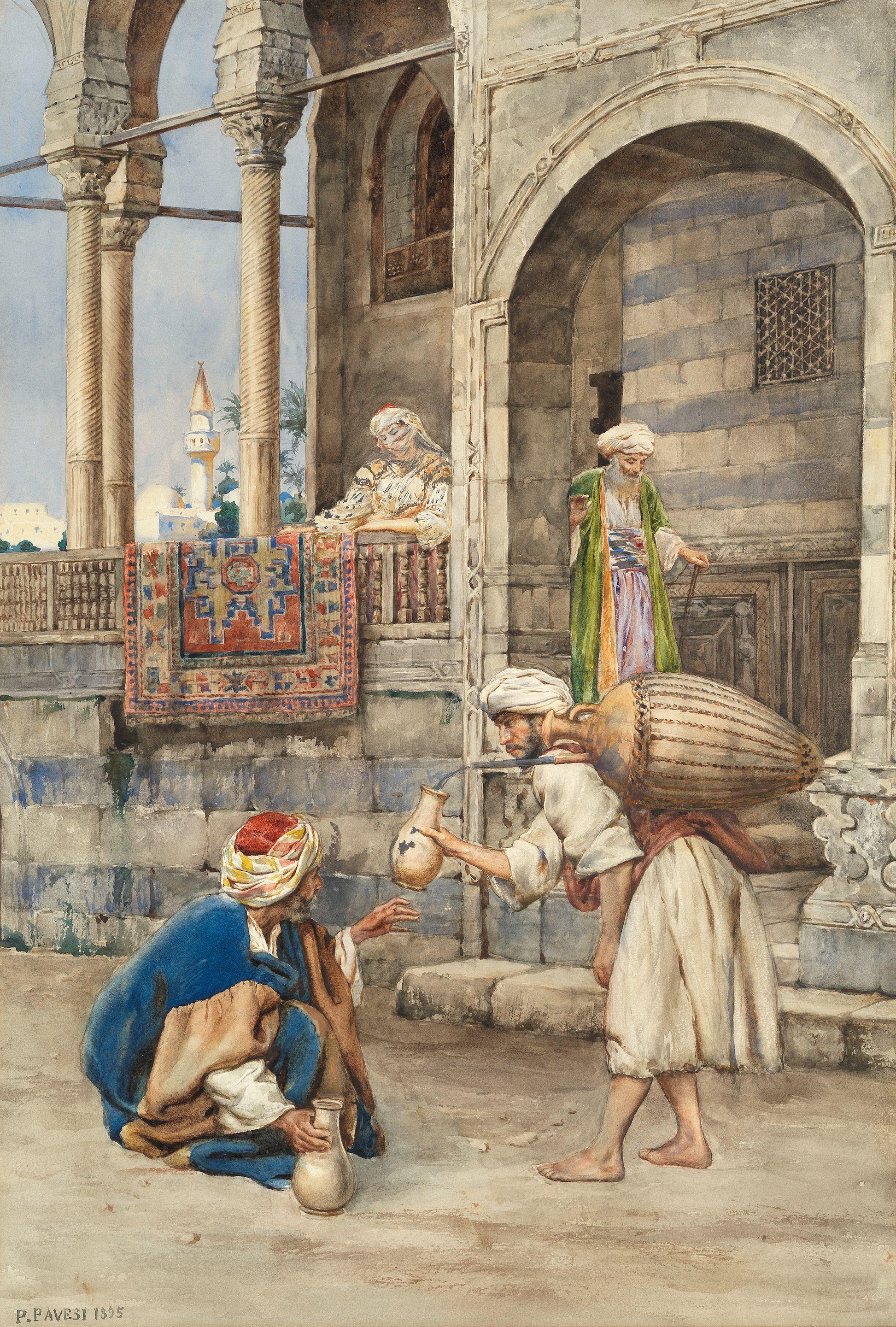 Pietro Pavesi - The water seller