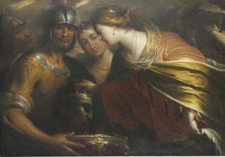 Pietro Ricchi - Queen Tomyris with the head of King Cyrus