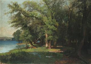 Pietro Sassi - Paesaggio lacustre