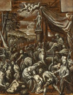 Pietro Sorri - The Martyrdom of Saints Valerian, Tiburtius and Maximus (recto)
