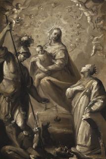 Pietro Sorri - The Virgin And Child With Saint Michael And Saint Catherine