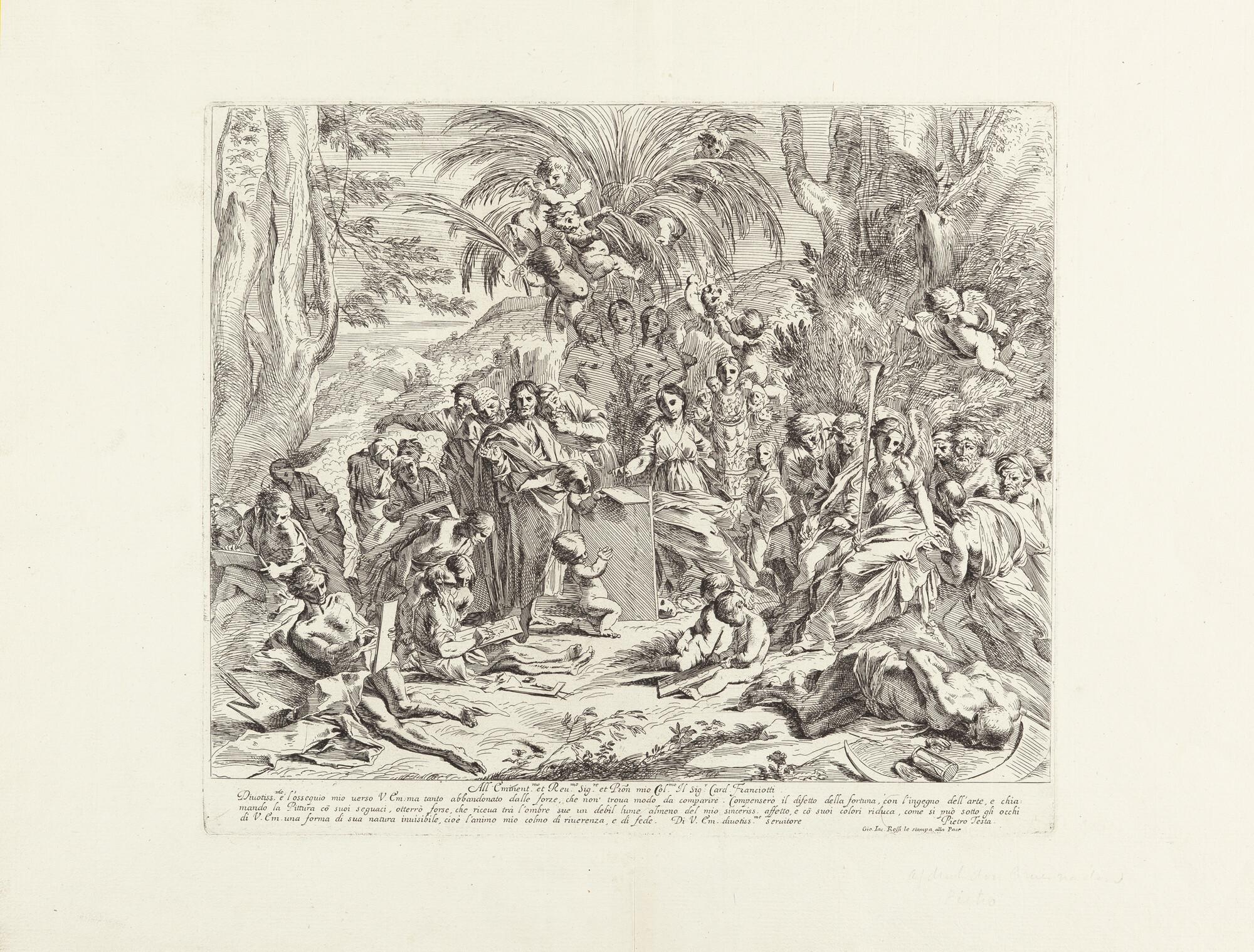 Pietro Testa - Allegorie der Malerei