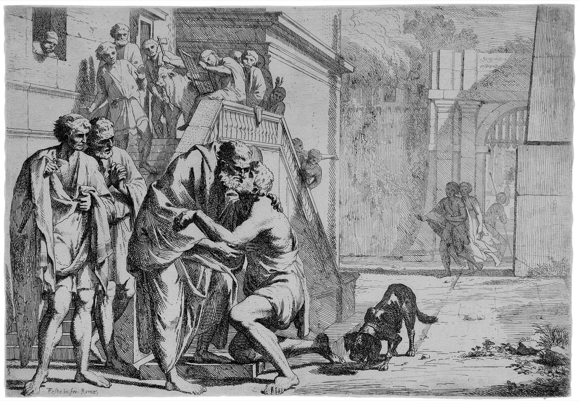 Pietro Testa - Die Heimkehr des verlorenen Sohnes.