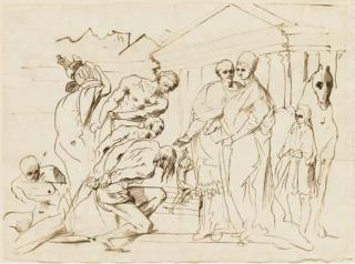 Pietro Testa - Prisonniers et butin offerts à l\'Église