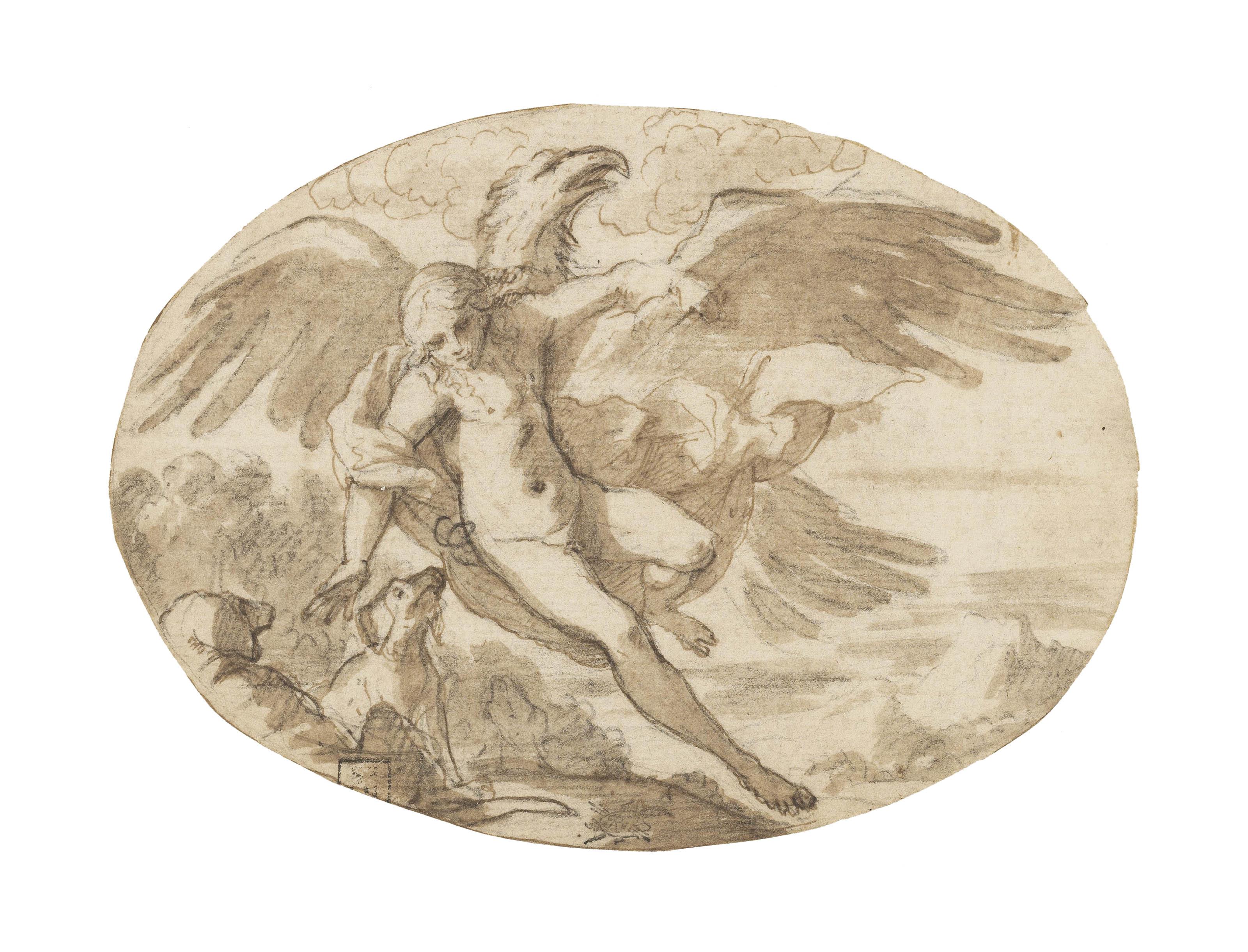 Pietro Testa - The Rape of Ganymede