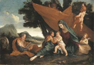 Pietro Testa - The Rest on the Flight into Egypt