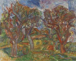 Pinchus Kremegne - An orchard