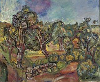 Pinchus Krémègne - Le muret de pierres