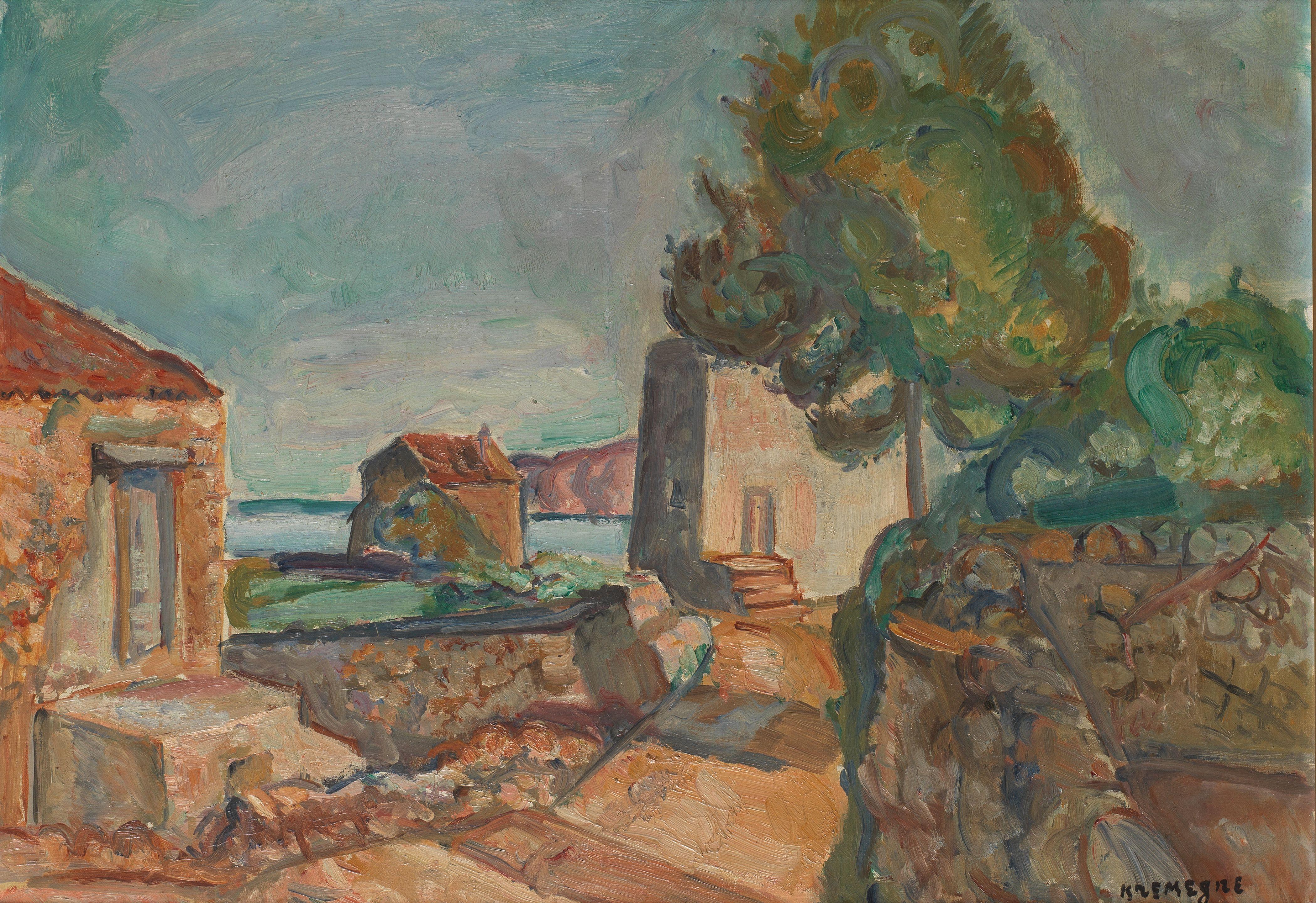 Pinchus Krémègne - Mediterranean rooftops