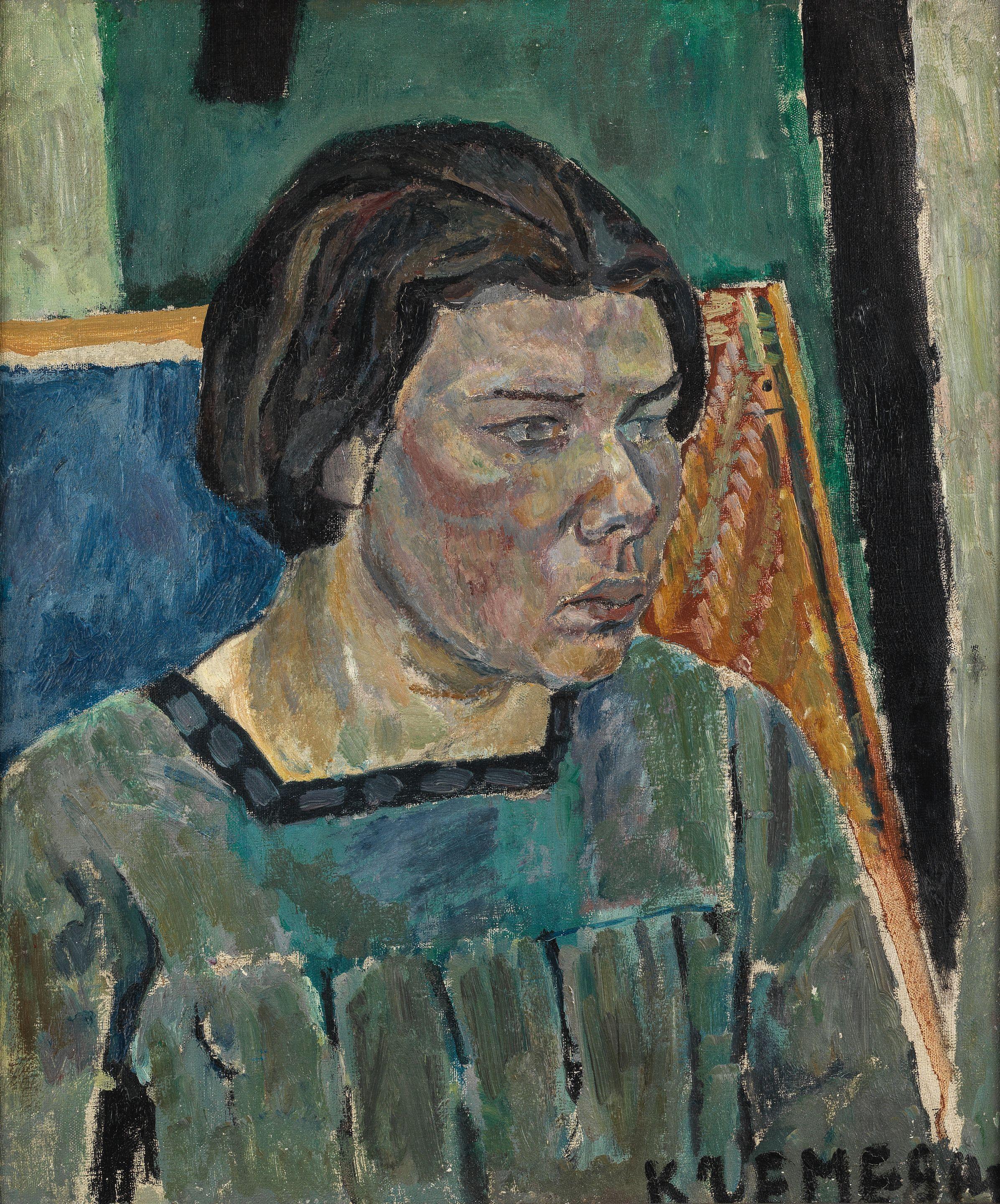 Pinchus Krémègne - Portrait of a woman