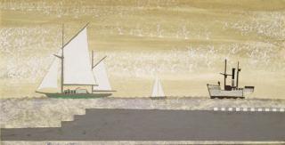 Pino Pascali - Barche a vela e peschereccio