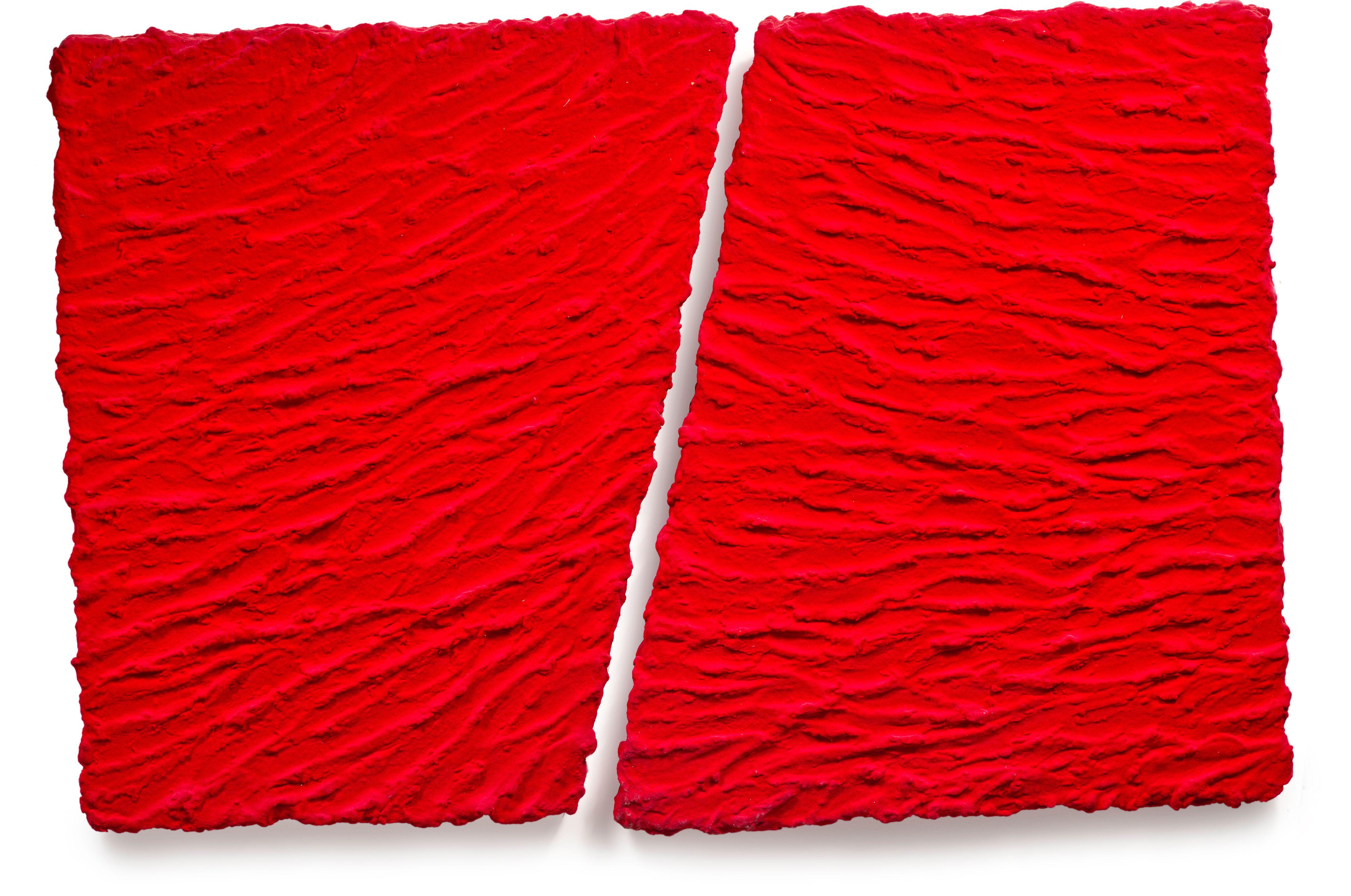 Pino Pinelli - Pittura R (deux éléments)