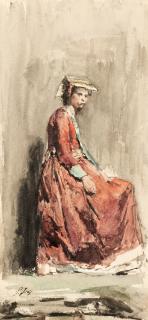 Pio Joris - Figura femminile del centro Italia