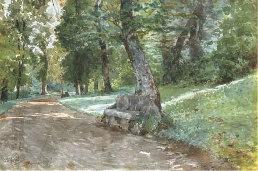 Pio Joris - Sentiero nel parco