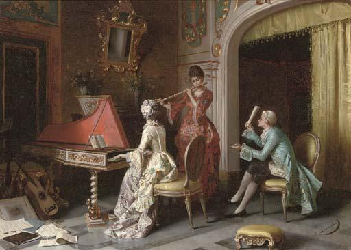 Pio Ricci - The music lesson