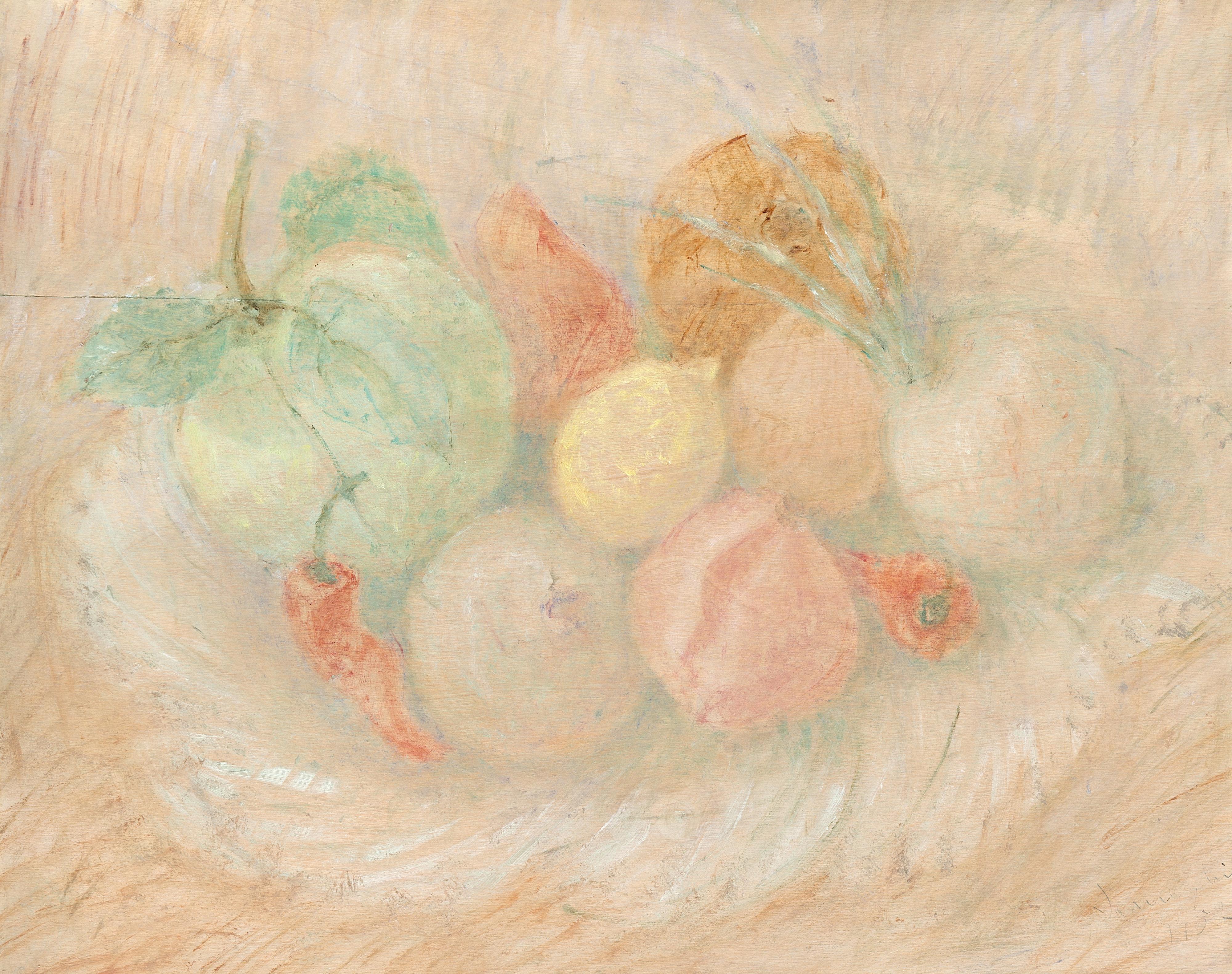 Pio Semeghini - Composizione con frutta e ortaggi