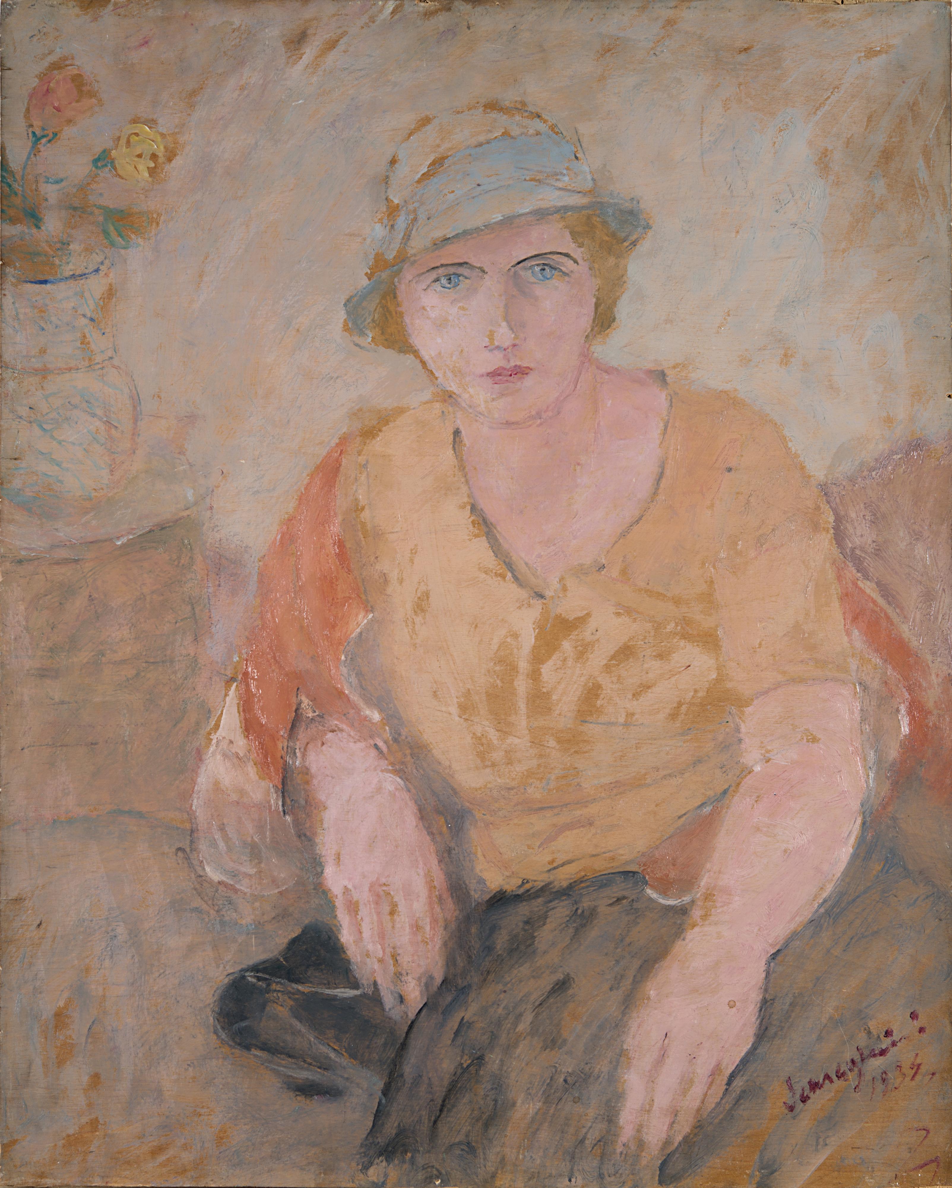 Pio Semeghini - Ritratto della signora Zovetti