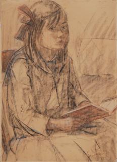 Pio Semeghini - Ritratto di fanciulla