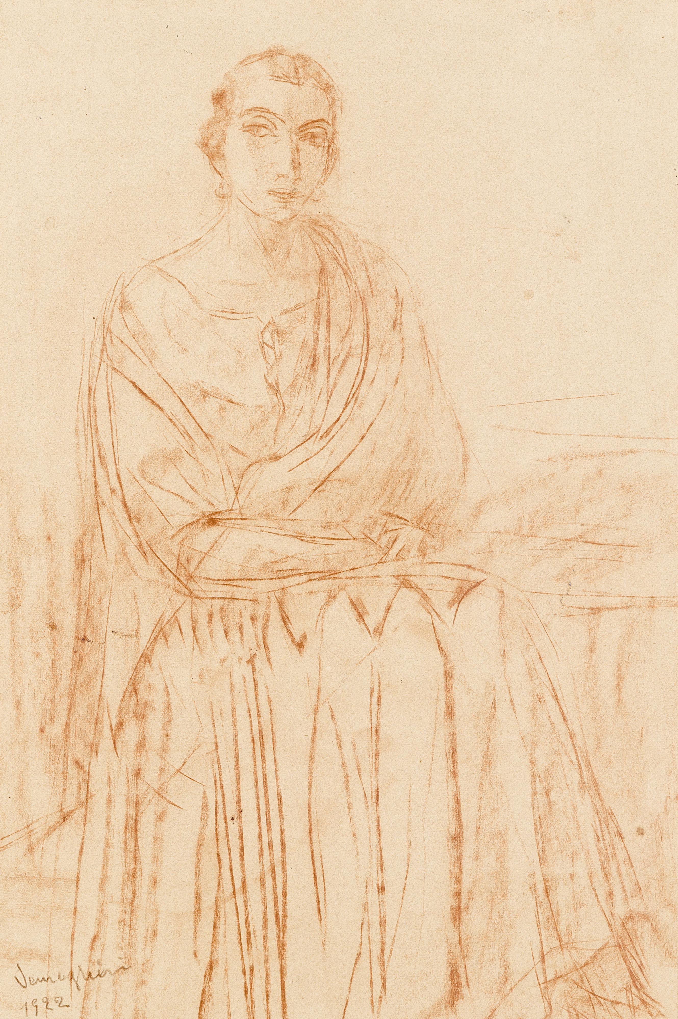 Pio Semeghini - Ritratto femminile