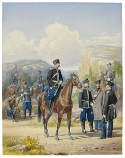 Piotr Ivanovich Balashov - Military Scene